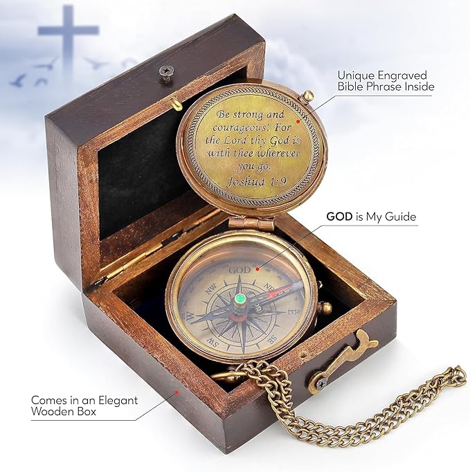 Smizzy Navigational Maritime Vintage Nautical Brass Compasses Fully Functional Titanic/Robert Frost Poem Compass/Sundial for Gift and Home Décor