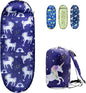 Kids Sleeping Bags for Girls – Unicorn Rainbow Star – Rioyalo YOLO 45 Camping Sleeping Bags for Kids with Carry Bag - Outdoor and Indoor (Unicorn-PL)