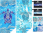 2 Pack Microfiber Lightweight Beach Towel Sand Free Quick Dry Absorbent Thin Compact Towels for Swimming Pool Camping Beach Accessories Large Easy Pack Travel Things for Vacation Essentials Gift