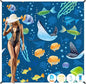 Beach Blanket Oversized Extra Large 78" X 81",Waterproof Sandproof Beach Blanket 1-7 Adults Lightweight Durable for Travel Camping Hiking Picnic