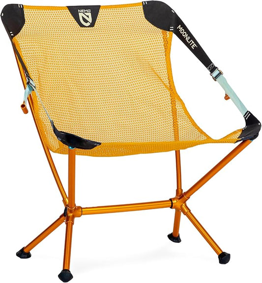 NEMO Equipment Moonlite Reclining Camp Chair - One Size - Mango/Frost