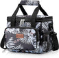 Lifewit Large Lunch Bag Insulated Lunch Box Soft Cooler Cooling Tote for Adult Men Women, Flower 12-Can (9L)