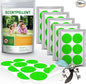 Scentpellent 150 Pack Mosquito Stickers for Kids and Adults, Deet Free Natural Citronella Mosquito Patches for Indoor Outdoor Traveling Camping Hiking
