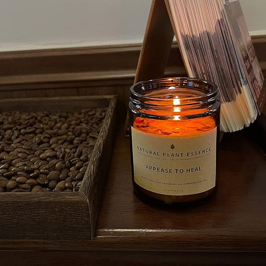 Citronella Candles Scented jar Candles for Women Jar Candle 7oz Burns 30 Hours. Handmade Soy Wax Healing Candle Ideal for Bedroom, Kitchen, Bath