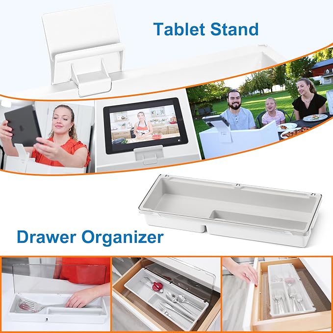 Meal Prep Kitchen Station - Food Prep Station, Outdoor Mobile Barbecue Portable Camping Kitchen Box Prep Station