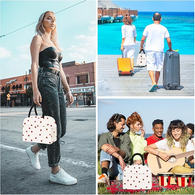 Lunch Bag Lunch Box for Women Men Reusable Insulated Lunch Tote Bag, Handbags Case High Capacity for Travel Work Picnic
