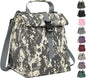 Insulated Lunch Bag for Men/Women/Kids, Roll top Reusable Lunch Box with Adjustable Shoulder Strap, Thermal Lunch Cooler Tote Container for Adults/Teens School Work Office Picnic,Black,Camo