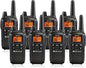 Midland LXT600VP3 FRS Two Way Radios - 8 Pack Bundle w/Chargers