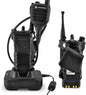 Turtleback Radio Holster for Motorola APX6000 – Durable Basket Weave Leather Radio Holster with Heavy-Duty Ratcheting 2.25" Belt Loop – All-Button Access – Fits Slim or Extended Battery