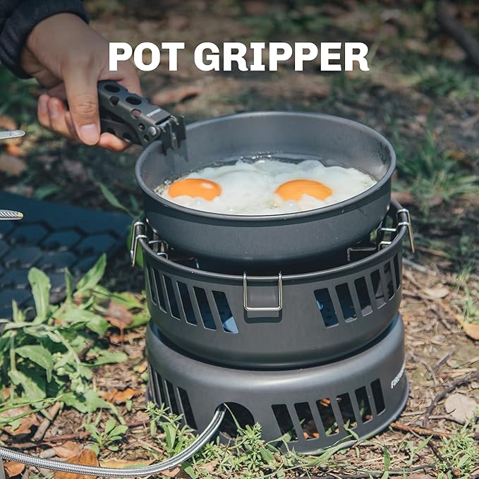 Fire Maple Versatile Outdoor Cooking Set w/Alcohol Stove Aluminum, Compact & Durable Camping Cookware Kit