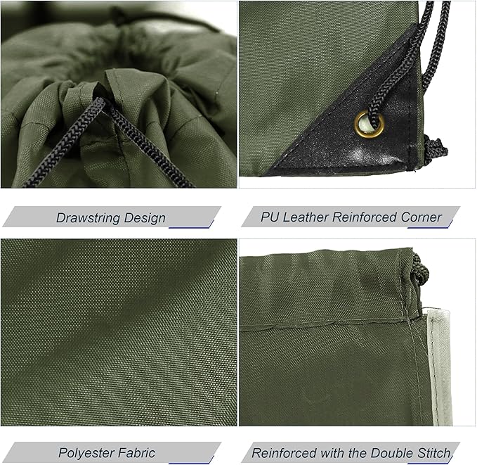 BeeGreen Drawstring Backpack Bags 20,30,50 Packs Reflective String Bags for Gym Sport Trip Cinch Sack DIY for Women Men