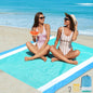 Beach Blanket, Sandproof Beach Mat, Waterproof Quick Drying Lightweight Outdoor Aztec Picnic Mat 79" X 83"/120"x108" for 2-8 Adults for Travel, Camping, Hiking