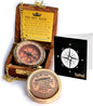 to My Son Compass with Wooden Box-Mom to Son Compass–Father to Son Gifts- to My Grandson -Graduation Day Gifts for Son-Birthday, Baptism, Graduation, Confirmation, Communion Compass for Women Men