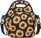 Neoprene Lunch Bag, Thermal Insulated Lunch Tote Bag with Detachable Shoulder Straps, Lightweight & Reusable Lunch Bag for Women Men