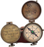Grow Old Along with me Engraved Compass with Norman Rockwell Sunset Engraving, Valentine Gift, Birthday, Long Distance, Love, Sorry, Keepsakes, Old Memories
