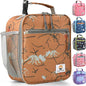 Lunch Box Kids,Premium Insulated Lunch Bag for Girls Boys,Soft Bag Mini Cooler Back to School Thermal Reusable Lunch Bag for Work School Picnic （Brown Dino