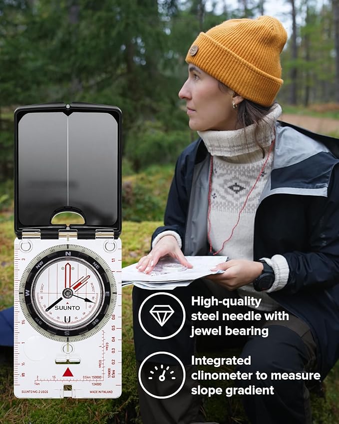 SUUNTO MC-2 Compass: Top-of-The-line Compass for Professionals & serious Hikers