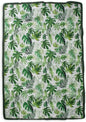 Little Unicorn Outdoor Family Picnic & Beach Blanket, Water-Resistant, Compact Fold, Large Size, 5 x 7 feet, (Tropical Leaf)