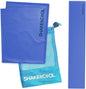SHAKEitCOOL Original Cooling Towel – Be Cool in Style - Heat Relief, Soft, Lightweight, Sun Protection, Easy Clean - Perfect for Biking, Running, Yoga, Gym, Gardening - Blue