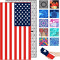 Microfiber Beach Towel – Flag Quick Dry Lightweight Sand Free Oversized Large Towel Accessories Travel Must Have Swim Pool Yoga Camping Summer Essentials Packable Sandproof Gift