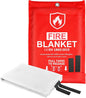 HOMEXCEL Fire Blanket Emergency for Home and Kitchen - 1 Pack, Emergency Fire Retardant Blankets, Flame Suppression Fiberglass Fire Blanket for House Camping Grill Car Office Warehouse Survival Safety