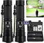 Rechargeable Led Flashlights High Lumens, 990000 Lumens Super Bright Powerful Flashlight, 5 Modes Flash Light, IPX6 Waterproof Tactical Flashlights for Home, Camping, Emergencies