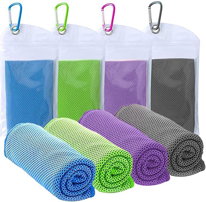 Cooling Towel Workout, Ice Towel for Gym, Fitness, Golf, Yoga, Camping, Hiking, Bowling, Travel, Outdoor Sports Towel