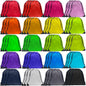 GoodtoU Drawstring Backpack, 60 Pcs, 3.0L, 20 Colors, Lightweight, Nylon, Cinch Bag for Women Men, Gym, Travel, School, Work, Sport