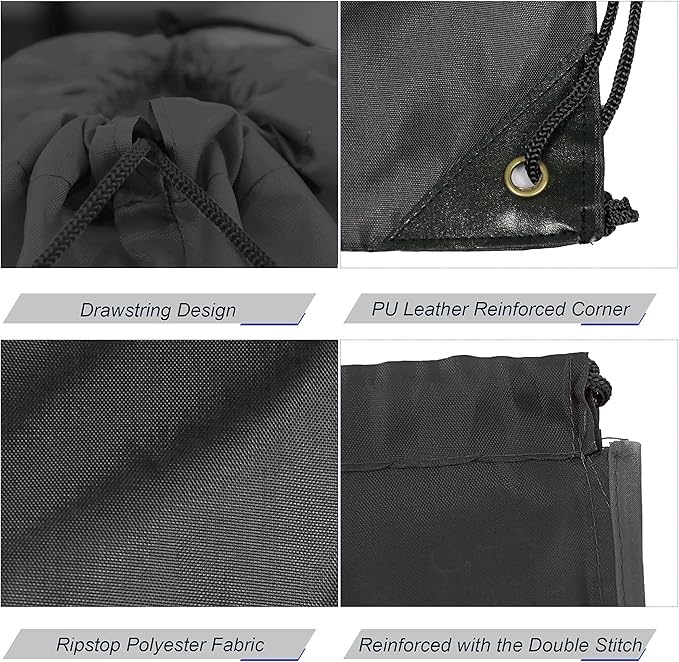 BeeGreen Drawstring Backpack Bags 20,30,50 Packs Reflective String Bags for Gym Sport Trip Cinch Sack DIY for Women Men