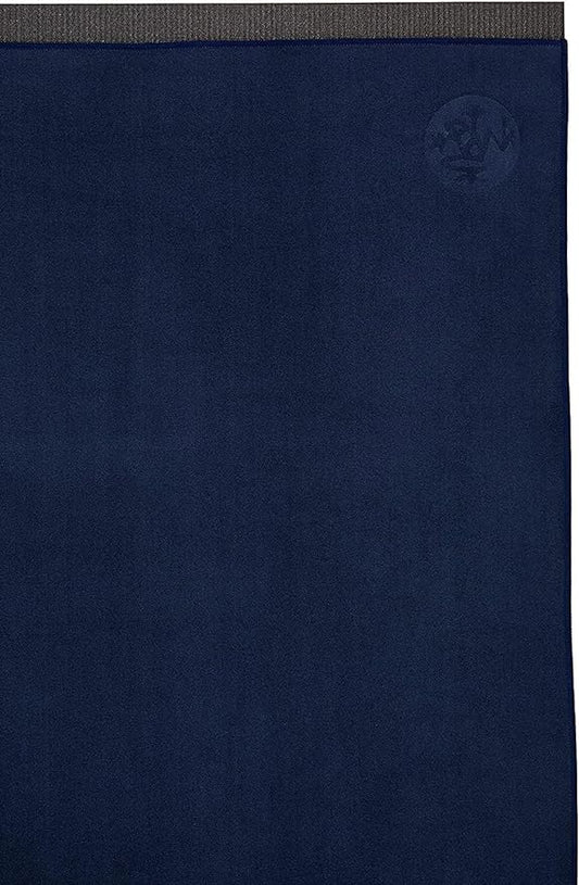 Manduka eQua Yoga Mat Towel - Quick Drying Microfiber, Lightweight, Easy for Travel, Use in Hot Yoga, Vinyasa and Power, 72 Inch (182cm)
