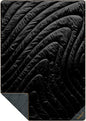 Rumpl Original Puffy Blanket - Warm Puffy Camping Blanket, 100% Recycled Polyester Insulation, Lightweight, Packable, Water-Resistant, Outdoor Puffer Blanket, 52"x75", V2, Black