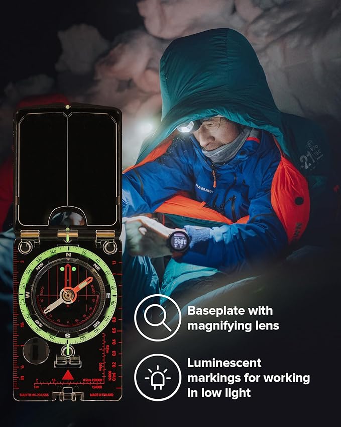 SUUNTO MC-2 Compass: Top-of-The-line Compass for Professionals & serious Hikers