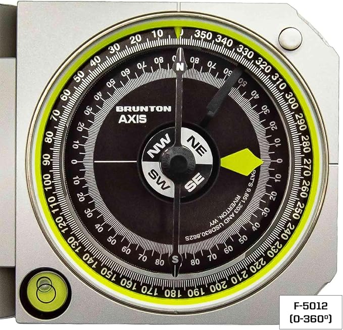 Brunton Axis Transit, Silver, Azimuth (0-360)