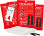 LaSyL Fire Blanket Emergency for Home, 40" x 40"(Pack of 4), Fire Supression Blanket Good for Home Safety, Kitchen, and Camping,Hurricane Preparedness Items