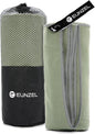 Eunzel Quick Dry Camping Towel, Microfiber Travel Towel Super Absorbent Fast Drying Towel for Camping, Beach, Gym, Backpacking, Yoga & Swimming(24" x 48", Army Green)