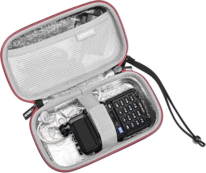 RLSOCO Hard Case for BAOFENG BF-F8HP/UV-5R/BF-888S/UV-82 Dual Band Handheld Two-Way Radio (Case Only)