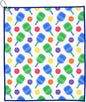 Millie Rose Pickleball Towels in Fashionable Prints - Cute 15x17 inch Microfiber & Cotton Athletic Towels with Carabiner Clip - Pickleball Accessories, Pickleball Gifts (Pickleballers)