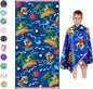 Microfiber Beach Towel for Kids - Thin and Large (30"x60") - Pirate - Absorbent, quick dry, sand free, lightweight, blanket - toddler, girls, boys - For Sports, Pool, Picnic, Camping, Travel, Swim