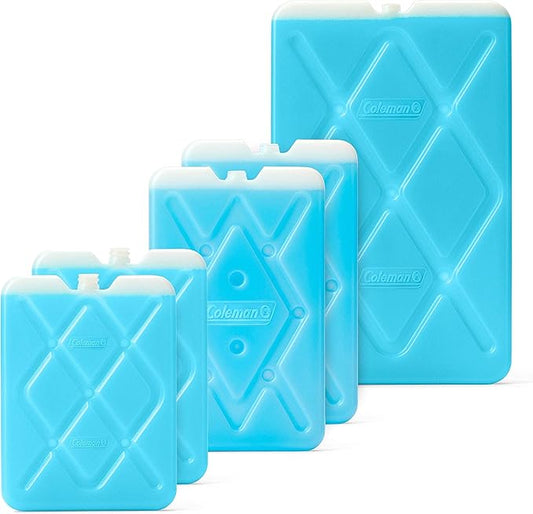 Coleman X-treme Chill Reusable Ice Packs, Slim Ice Packs for Coolers & Lunch Bags, Leak-Proof Ice Brick Freezer Pack for School, Work, Lunches, Trips & Injuries