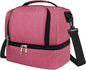 Lunch Box Lunch Bag for Women Men Reusable Insulated Lunch Bag Women Lunch Cooler Tote Bags with Adjustable Shoulder Strap for Office Work Picnic Travel, Rose Red