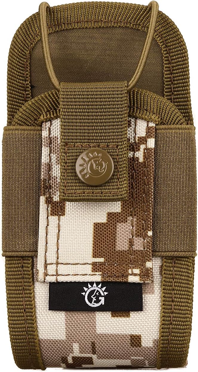 SINAIRSOFT Nylon Radio Holster, Universal Radio Case Lightweight Military Interphone Storage Bag Pouch for Molle System Walkie Talkies Holster Accessories