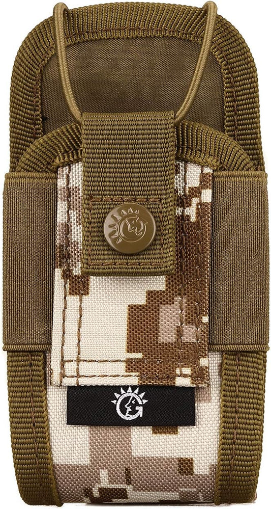 SINAIRSOFT Nylon Radio Holster, Universal Radio Case Lightweight Military Interphone Storage Bag Pouch for Molle System Walkie Talkies Holster Accessories