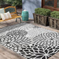 Outdoor Rug 9x12 ft Waterproof, Reversible Outdoor Plastic Straw Rug for Patios Clearance, Outdoor Area Rug Carpet RV Mat for Camping Backyard Deck Porch