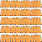 60 Pieces Drawstring Backpack Bulk Cinch Sackpack Ployster Drawstring Bags for Gym Party Trip(Orange)