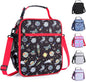 Kids Insulated Lunch Box Bag, Thermal Picnic Cool Bags with Adjustable Strap for Adults Children Women Men Boys Girls School Work (Planet01)
