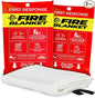 Mart Cobra Emergency Fire Blanket for Home and Kitchen - 2 Pack - Fire Blankets Emergency for Home 40” x 40” - Fire Suppression Blanket - Home Safety