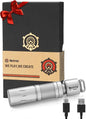 MecArmy Titanium Mini Flashlight Rechargeable, EDC Small Flashlights with Quick Release Tail for Easy Access, Led Pocket Flashlight for Home Camping Outdoors, Christmas Birthday Gifts for Him Her