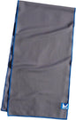 Mission Max Plus Cooling Towel, Charcoal/Lapis Blue - Soft, Durable Microfiber - Cools Up to 3 Hours - UPF 50 Sun Protection - Machine Washable