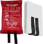 Fire Blankets Emergency for Home,39.4"x39.4" Emergency Fire Blanket for Kitchen Office School Warehouse Car Camping Grill Fireplace. (1 Pack)