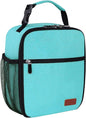 Femuar Lunch Box for Men Women Adults Small Lunch Bag for Office Work Picnic - Reusable Portable Lunchbox, Light Blue